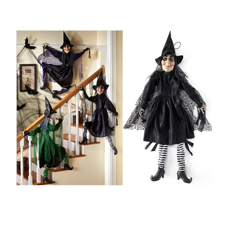 HWEEN TREE TRUNK WITCH 120CM