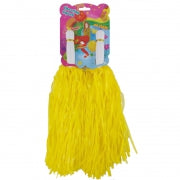 PARTY POM POMS PK2 PLAIN YELLOW