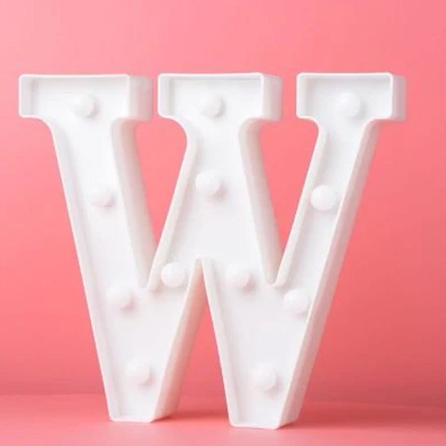 Led Letter Light - W