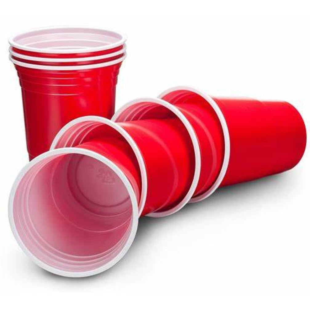 AMERICAN RED PARTY CUPS 16OZ RED 50pcs