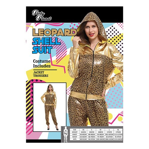 Leopard Shell Suit - Lrg Including Jacket, Trousers