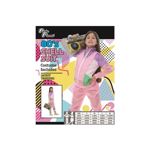 MEDIUM PINK SHELL SUIT-INCLUDES JACKET, TROUSERS