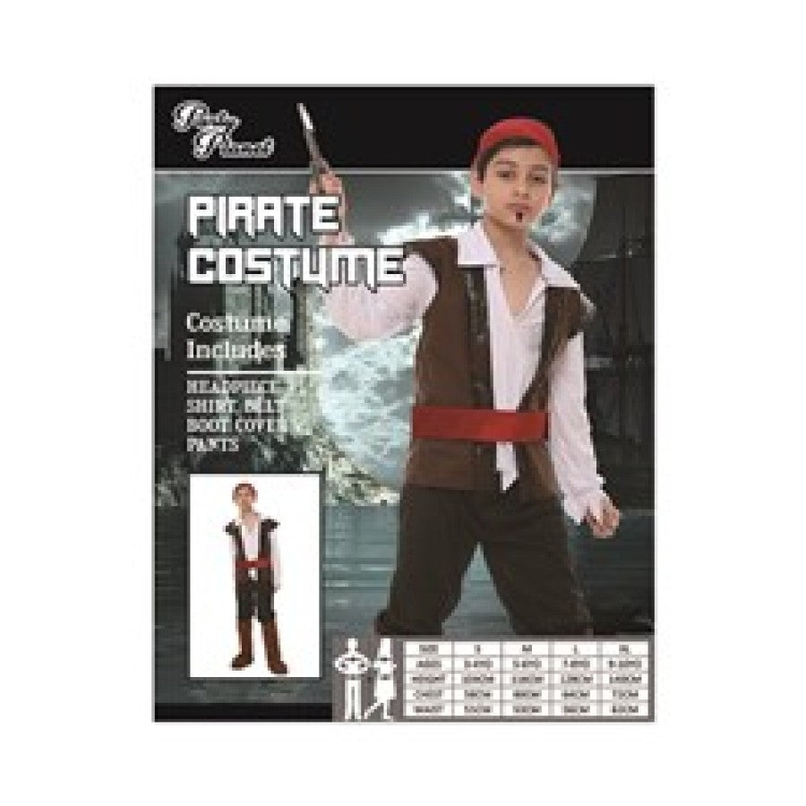 Boy Pirate Costume - L