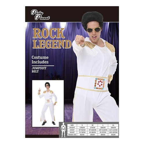 ROCK N ROLL LEGEND-XLRG INCLUDING JUMPSUIT, BELT