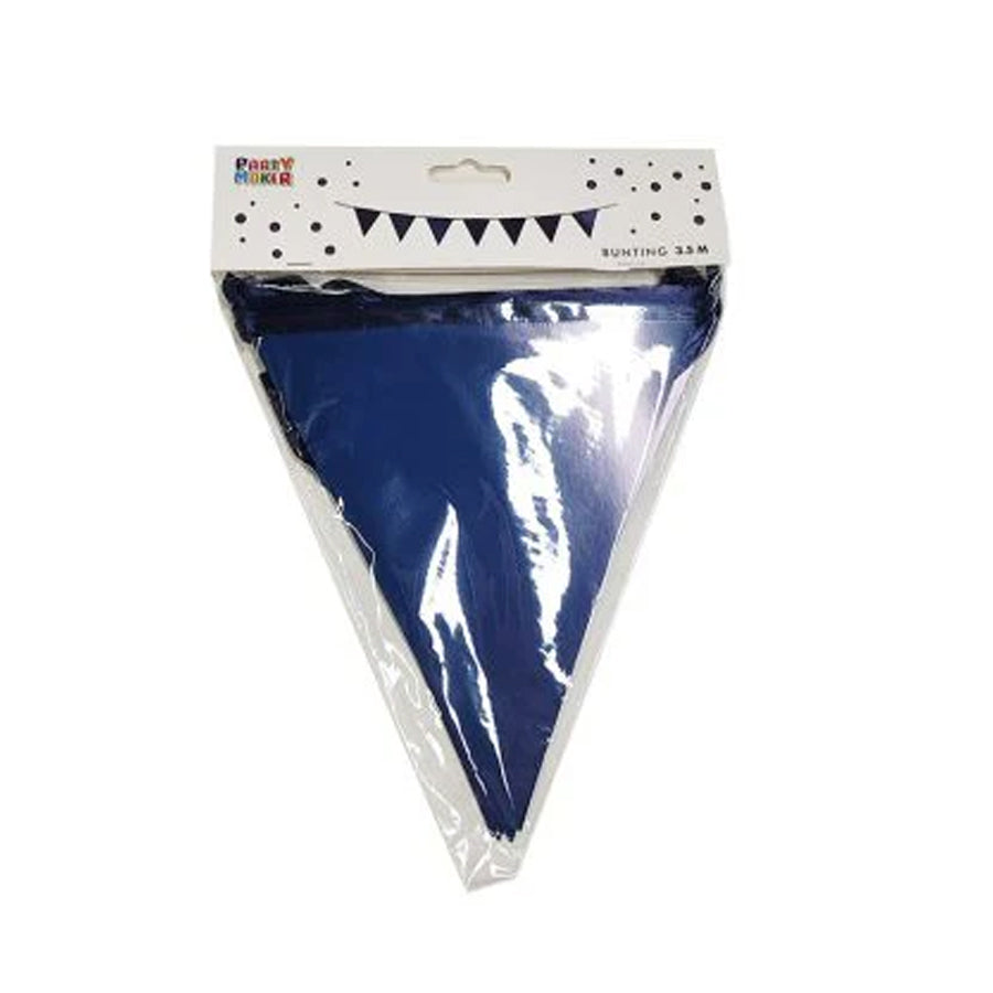 Paper Bunting - Dark Blue