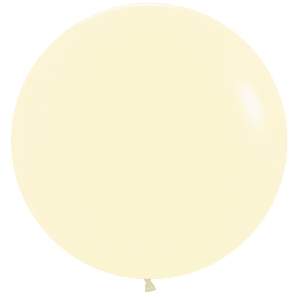 60cm Pastel Matte Yellow