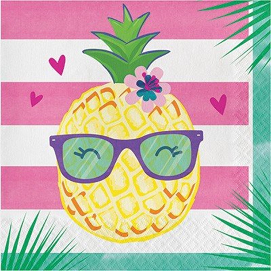 Pineapple N Friends Lunch Napkins PK16