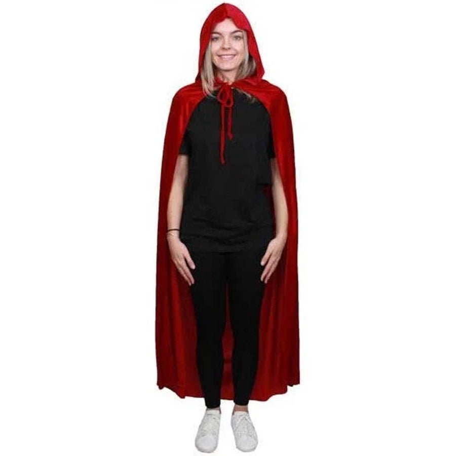 Red Adult Mysterious Cloak(cloak with hood)