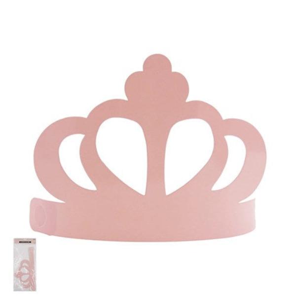 6PK PINK PAPER CROWN