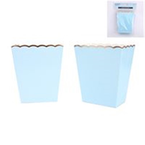 6PK BLUE FAVOUR BOX - 11CM LONG &amp; 9.5CM WIDE (TOP)