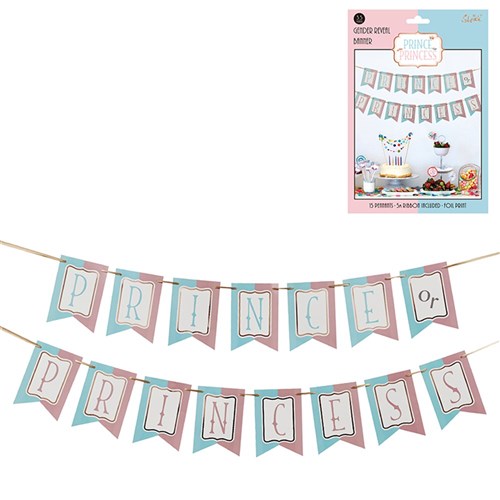 GENDER REVEAL BUNTING_x005f_x000D_ PRINCE OR PRINCESS 5M