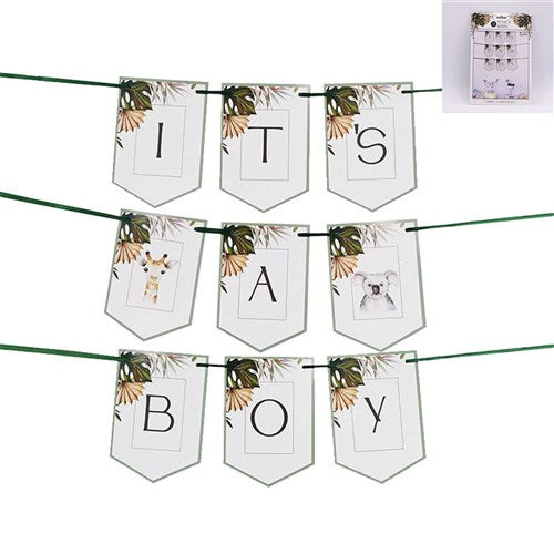 2.2M IT'S A BOY BUNTING - WILD ONE