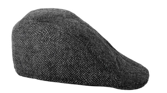 Vintage Flat Cap Dark Grey