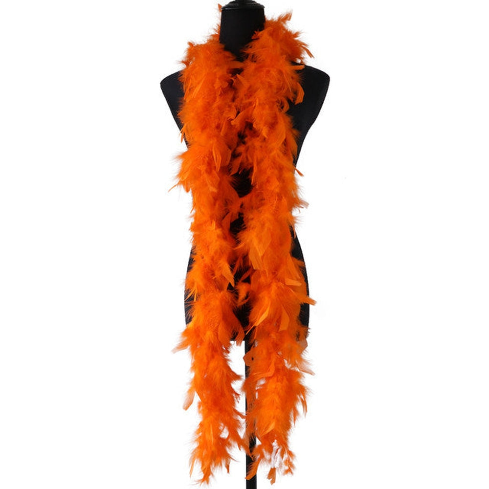 FEATHER BOA 40G ORANGE 1.5M