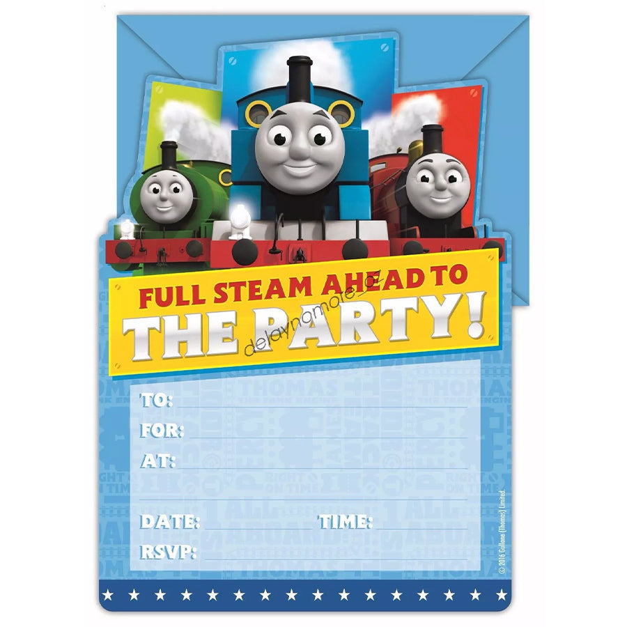 Thomas &amp; Friends INVITATIONS 16PK