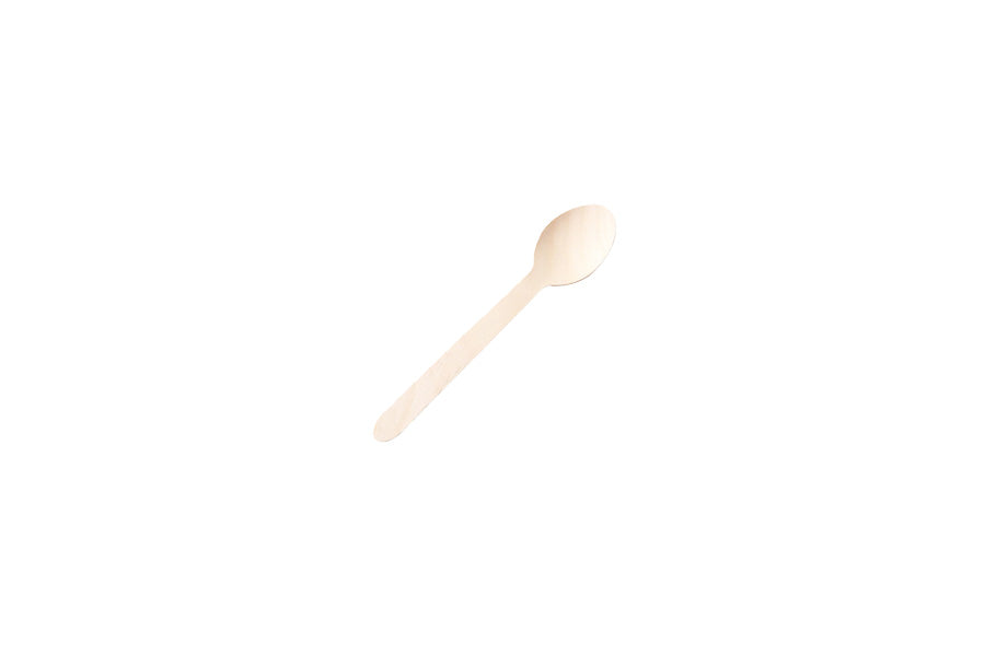 110mm FSC Wood Teaspoon Pk24