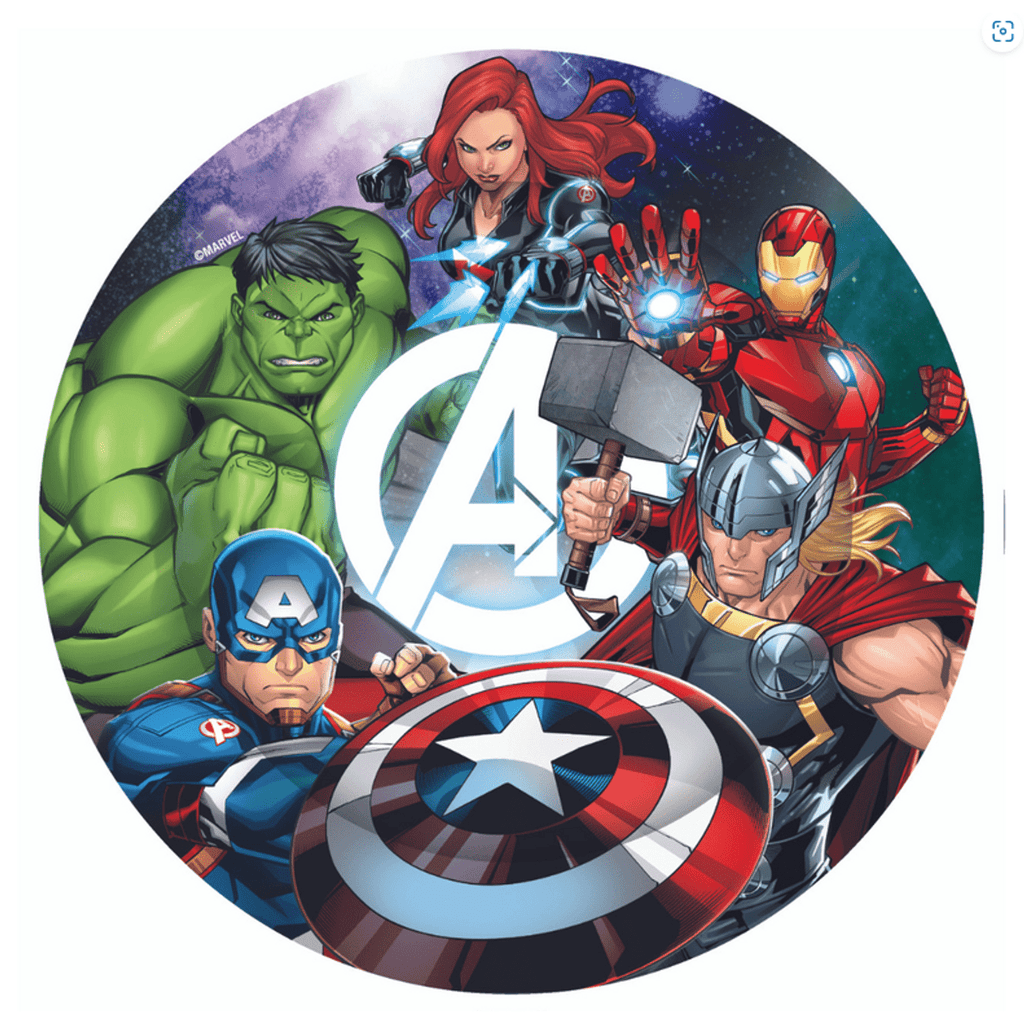 FSC MIX PLATES 8PK AVENGERS