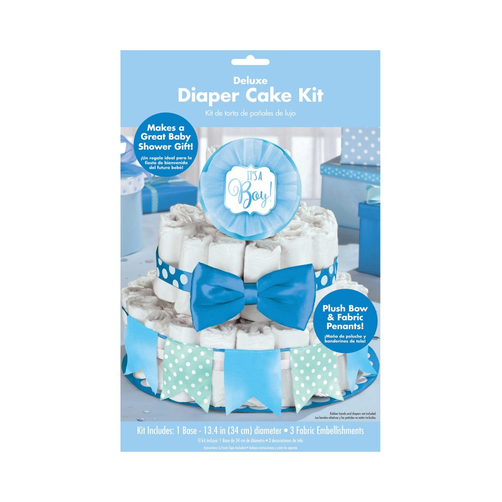 Baby Shower Blue Dlx Diaper Ca