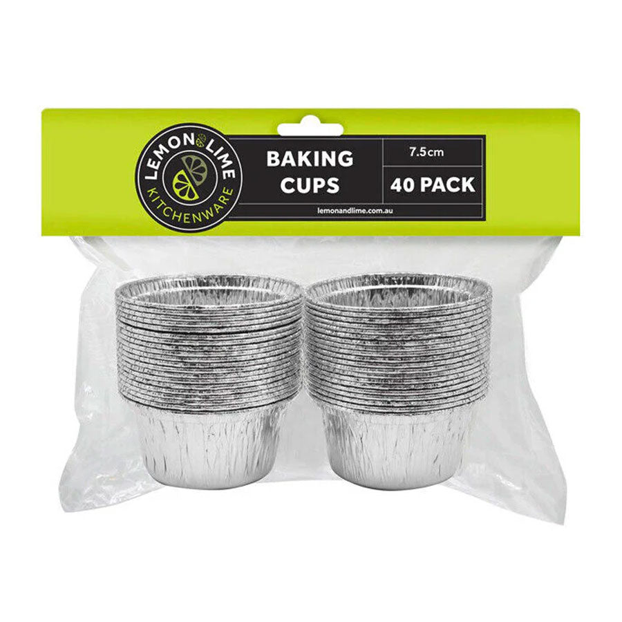 Baking cups 40pk (7.5cm)