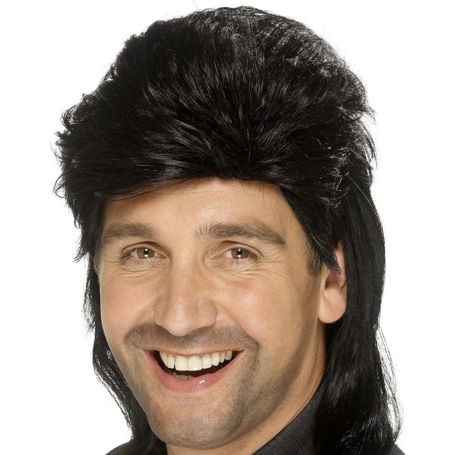 Mullet Wig, Black