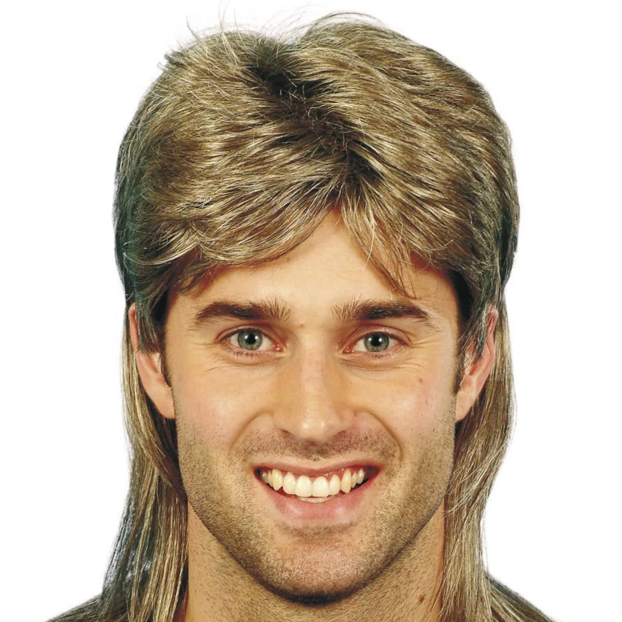 Mullet Wig, Brown