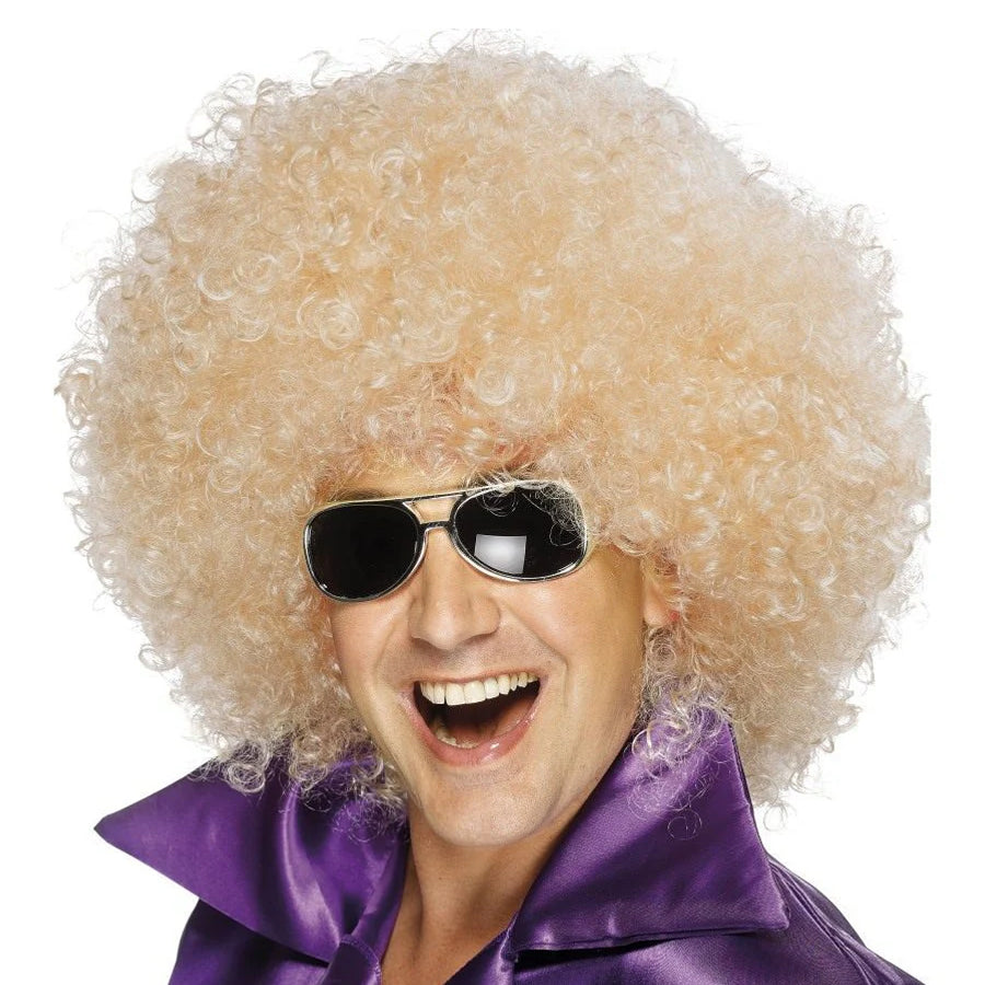 Afro Wig, Mega- Huge, Blonde