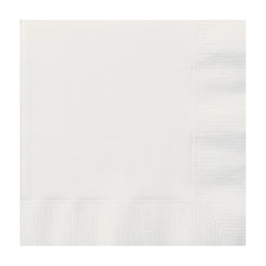 BR WHITE 20 LUNCH NAPKINS