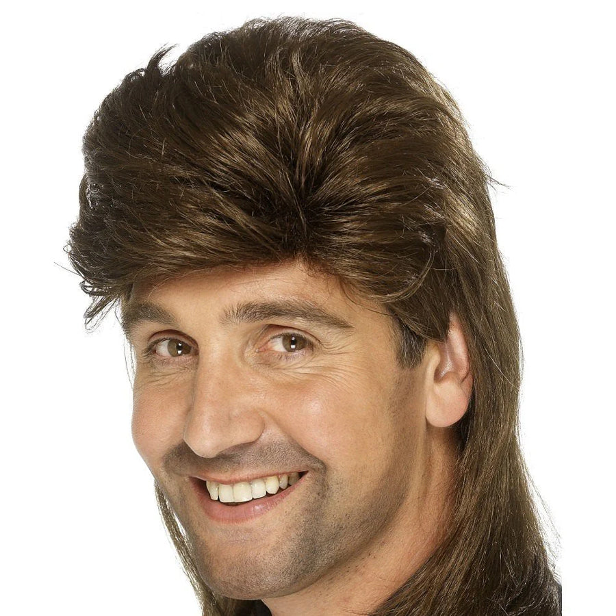 Mullet Wig, Brown