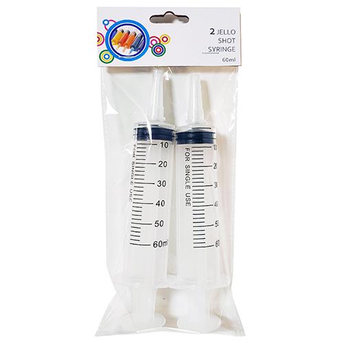 JELLO SHOT SYRINGE 60ML 2PCS