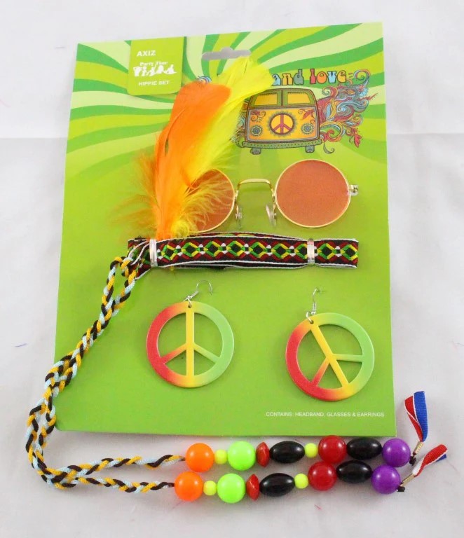 Hippie Set (glasses, headband, earings)