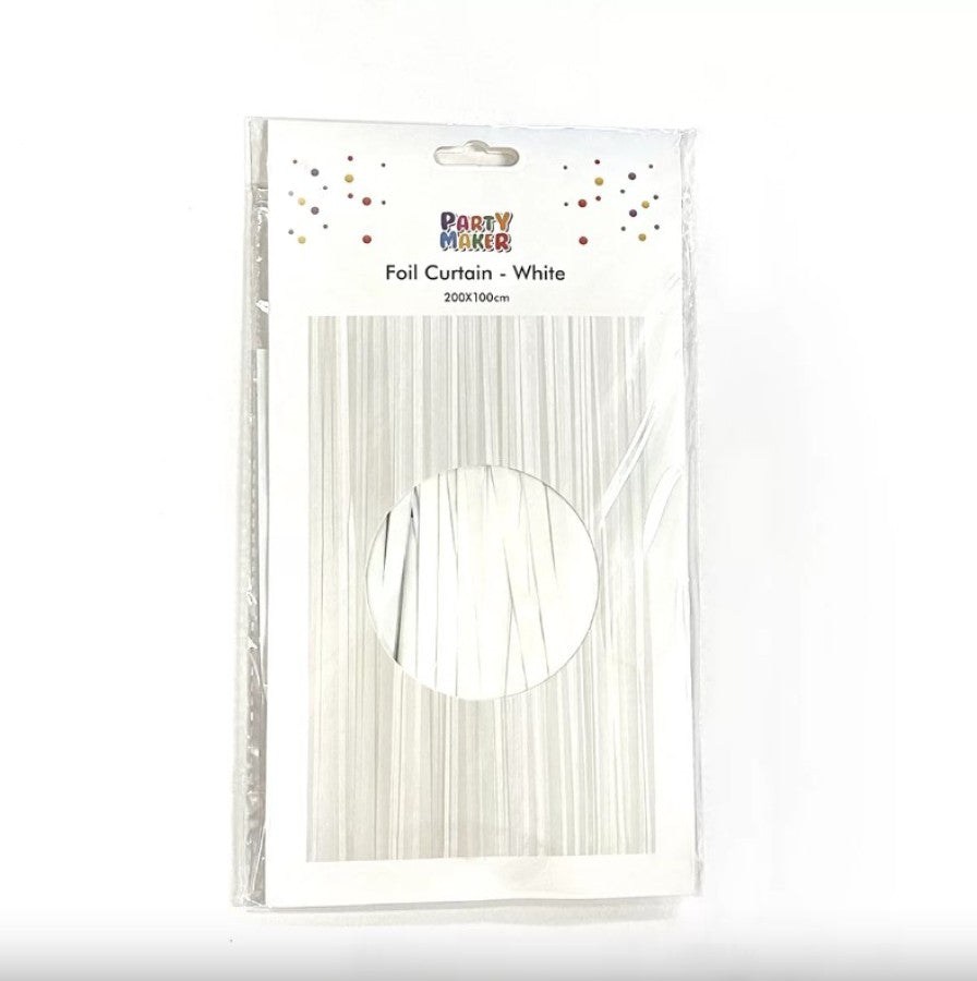 Foil Curtain-White