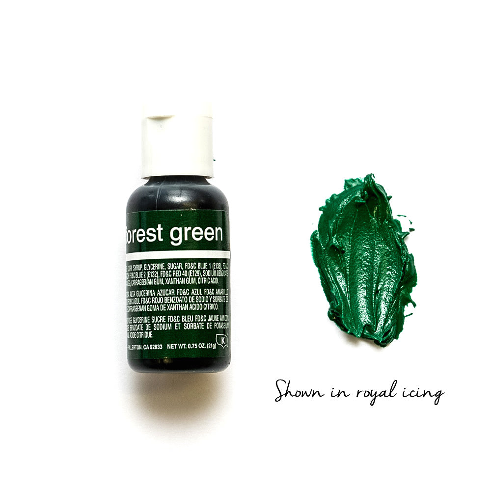 Chefmaster Liqua-Gel FOREST GREEN (0.70oz)