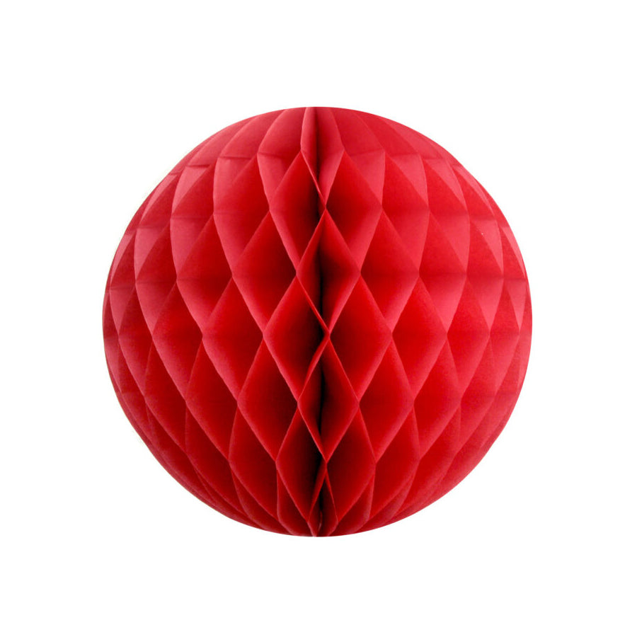 FS Honeycomb Ball Apple Red 35cm 1pk