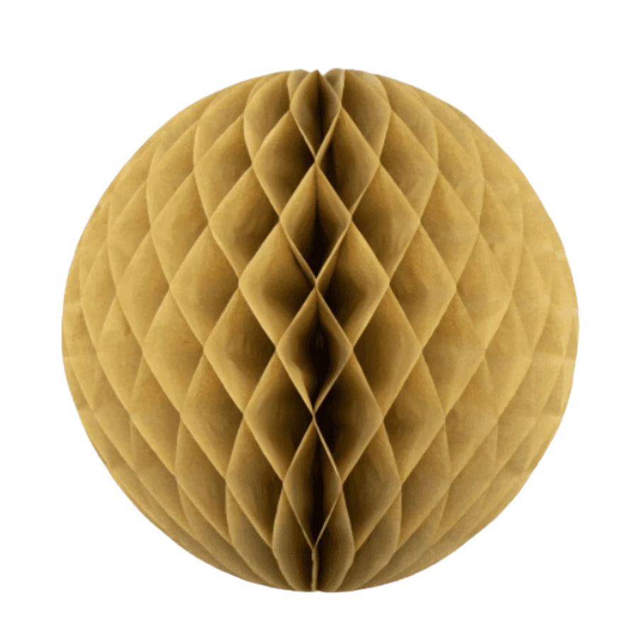 FS Honeycomb Ball Metallic Gold 35cm 1 pk