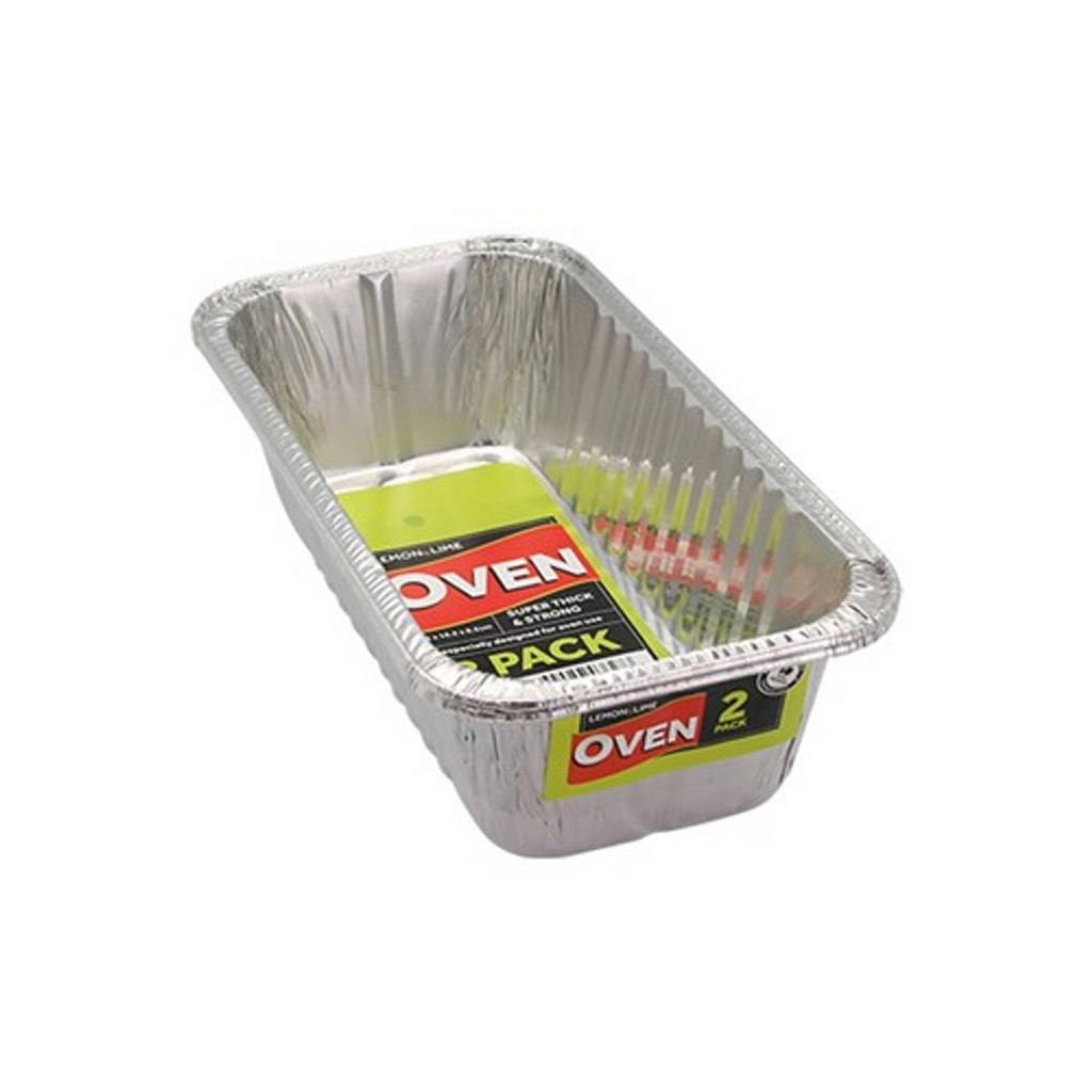 FOIL LOAF TRAY 2PK