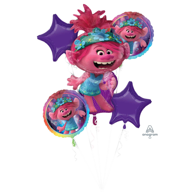 Troll Poppy Super-shape Foil Bouquet