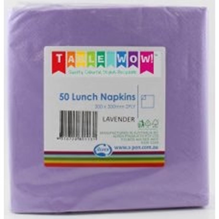 NAPKIN LUNCH LAVENDER P50