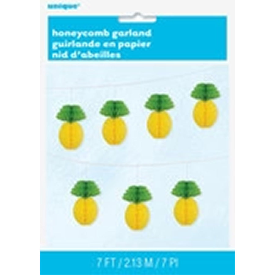 H/COMB GARLAND 7ft PINEAPPLE