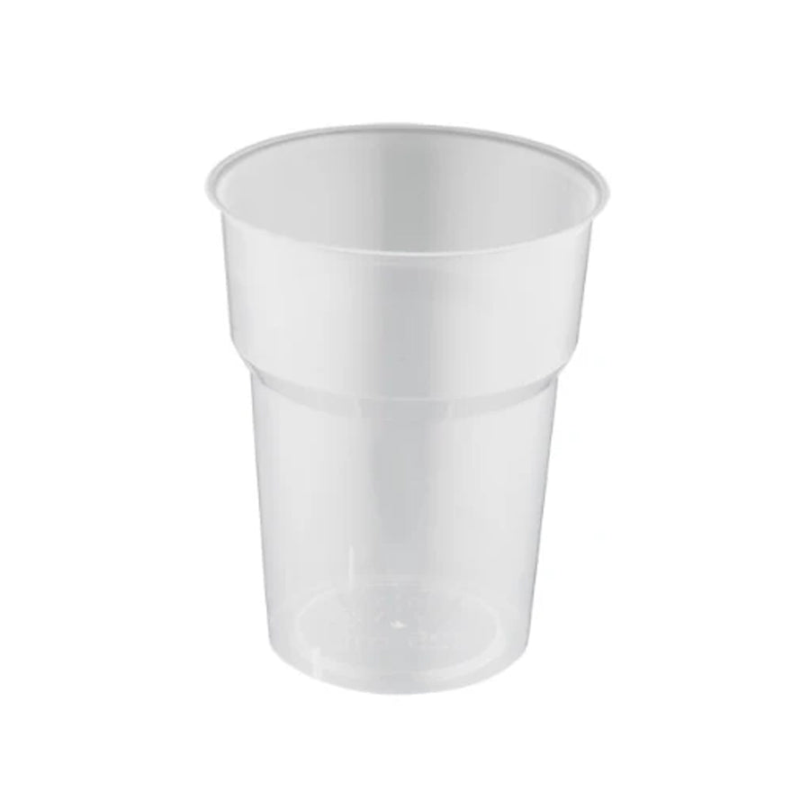 Plastic Drinking Cups 340ml PK50