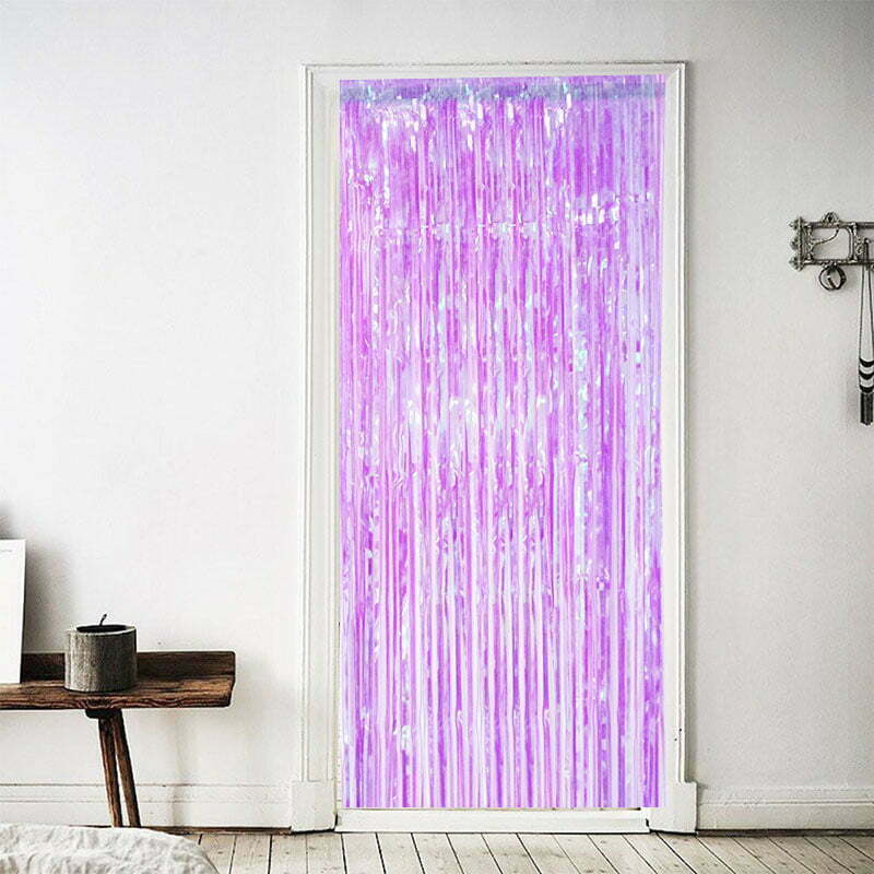 Iridescent Rainbow Curtain