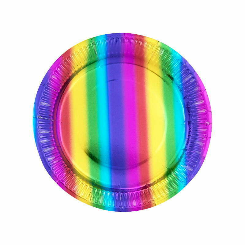 7" Rainbow Plates