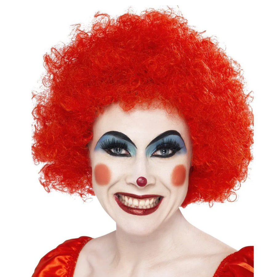 Crazy Clown Wig, Red