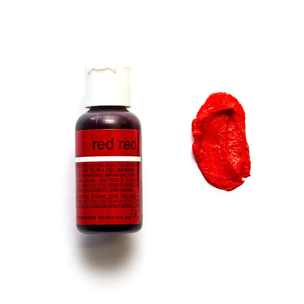 Chefmaster Liqua-Gel RED RED (0.70oz)