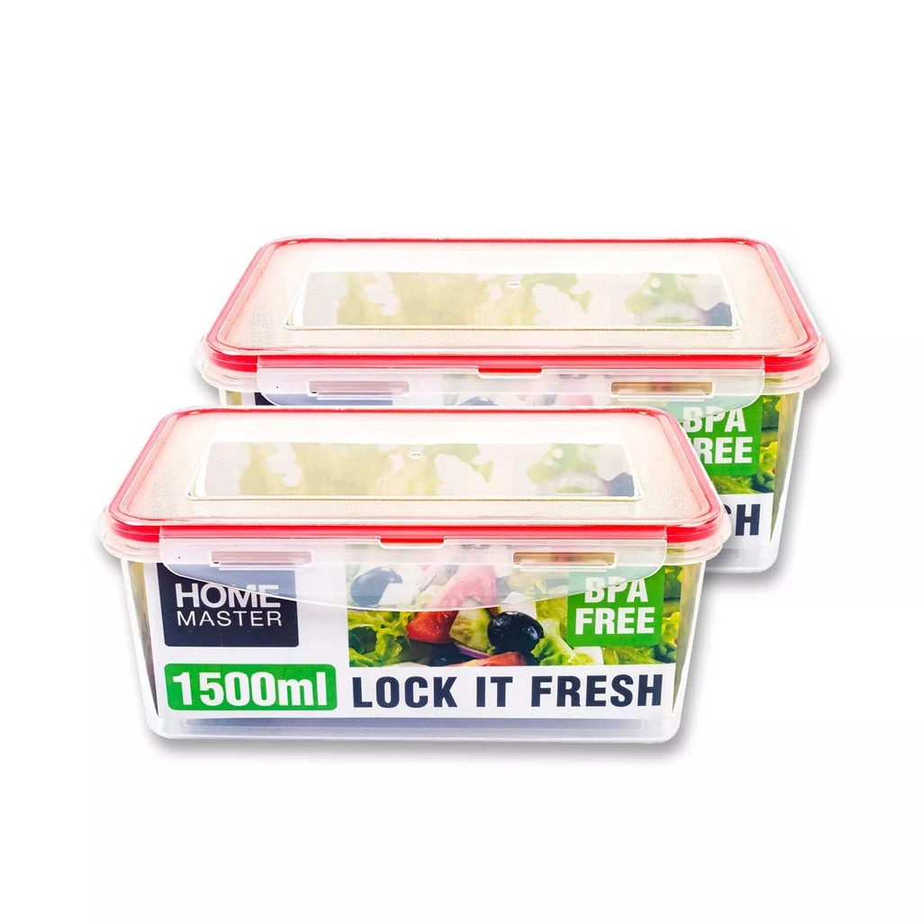 Container Lock It Fresh Food Rectangle 1500ml