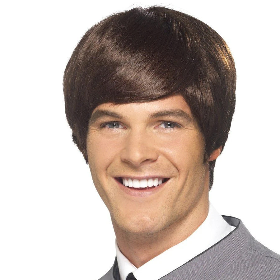 60s Male Mod Wig, Brown