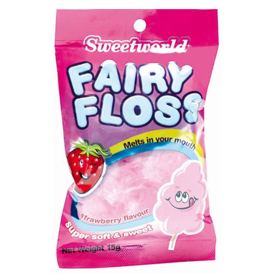 SWEETWORLD FAIRY FLOSS Strawberry 15G