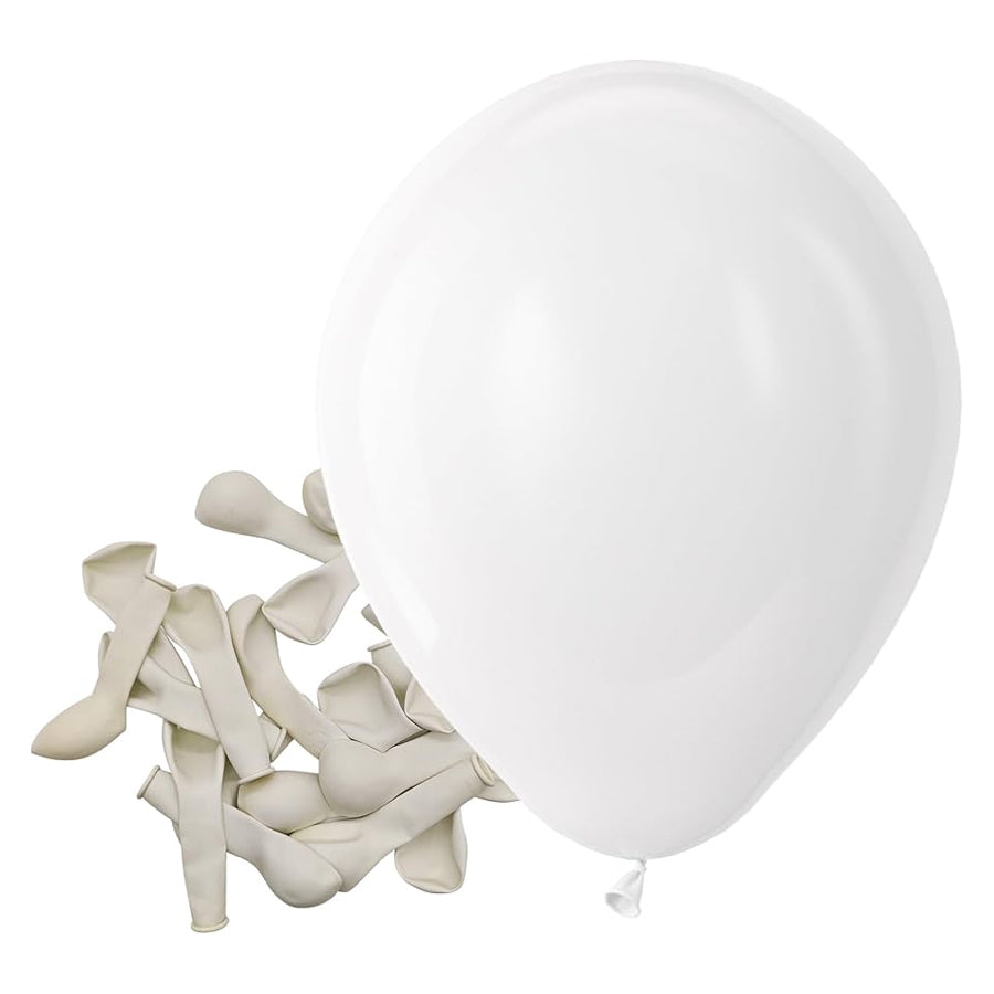 White - 25 x 30cm (12") Pearl Balloons