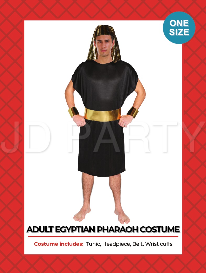 Adult Egyptian Pharaoh Costume (A0042) | PARTYJAY